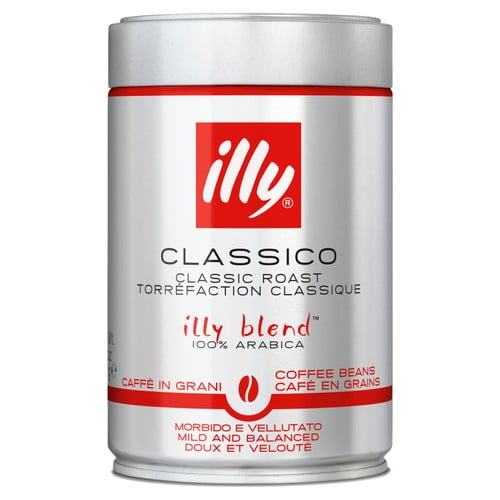 illy Classico Roast Coffee Beans 250g, British Import (Pack of 2)