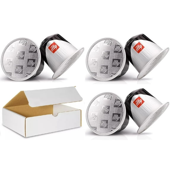 illy Coffee Espresso Capsules - 40 Forte Extra Bold Roast Capsules - Bulk Generic Packaging
