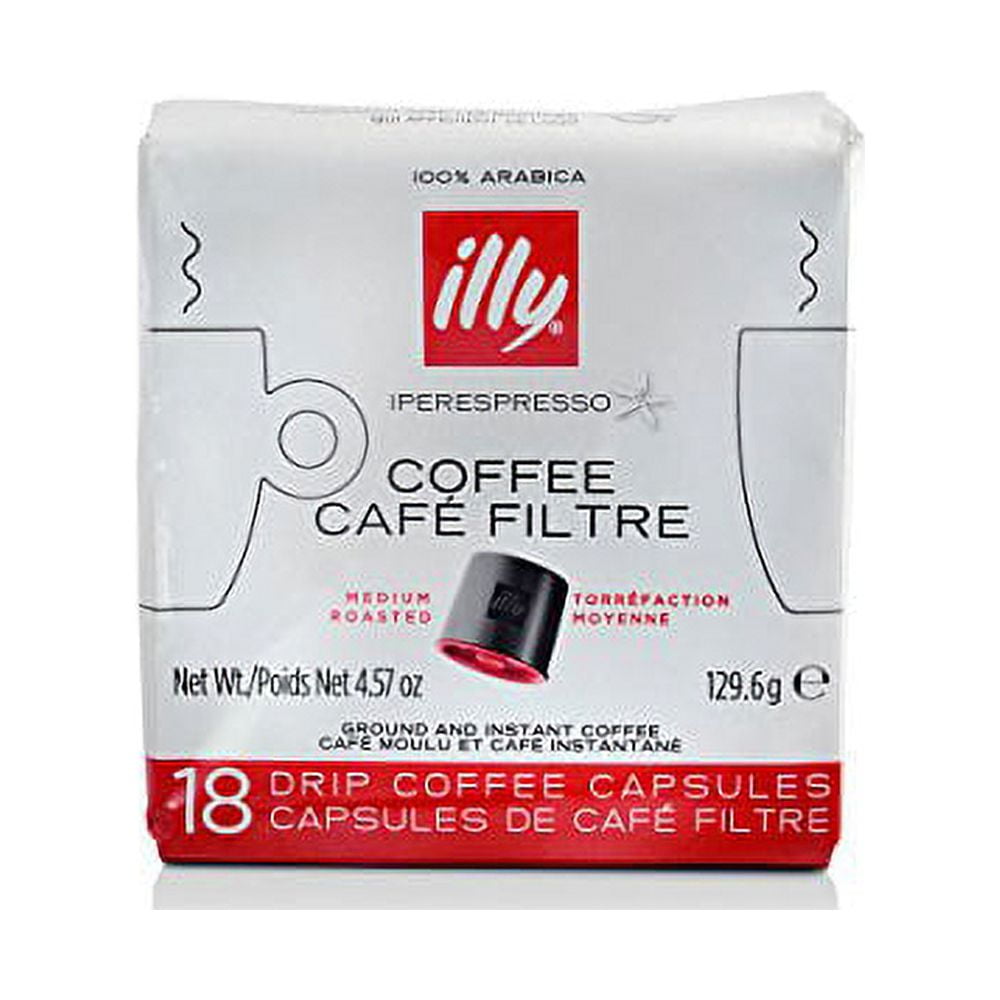 illy Coffee, iper Coffee Capsule, Medium Roast Drip Pod, 100 Arabica