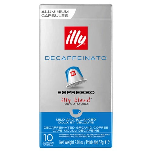illy Decaffeinated Espresso Capsules, 10 pods per pack, British Import (Pack of 3)
