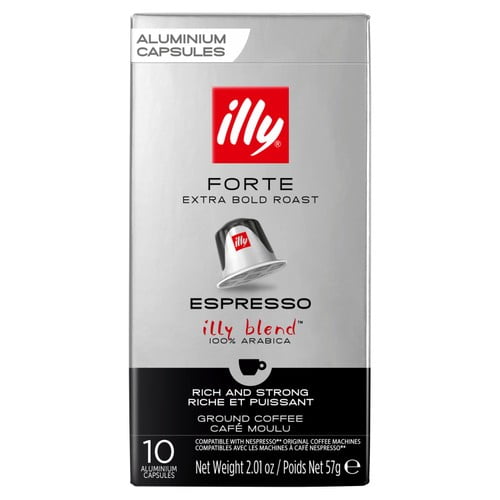 illy Forte Espresso Capsules, 10 pods per pack, British Import (Pack of 3)
