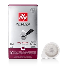 illy E.S.E. Espresso Pods, Intenso Bold Roast, 100% Arabica, 18 Ct
