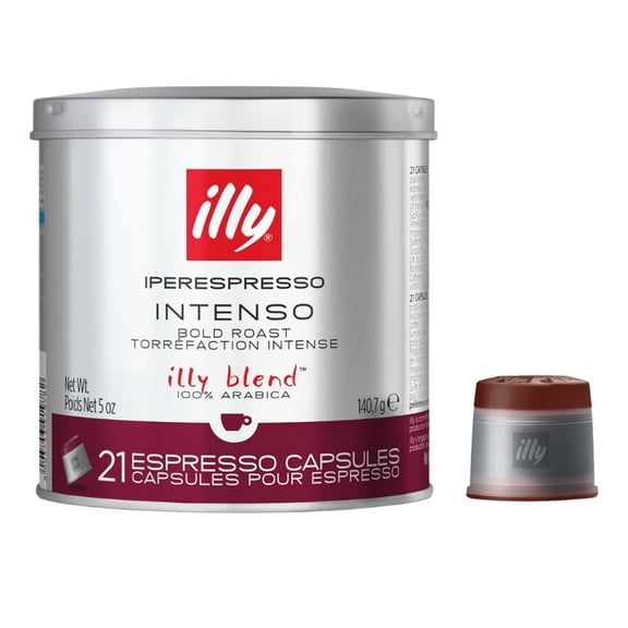 illy iperEspresso Capsules, Intenso Bold Roast, 100% Arabica, 21 Ct