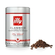 illy Classico Whole Bean Coffee, Medium Roast, 100% Arabica, 8.8 oz Can – Grind fresh for drip or espresso