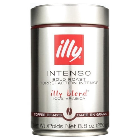 illy Whole Bean Intenso Dark Bold Roast Coffee, 8.8 Oz