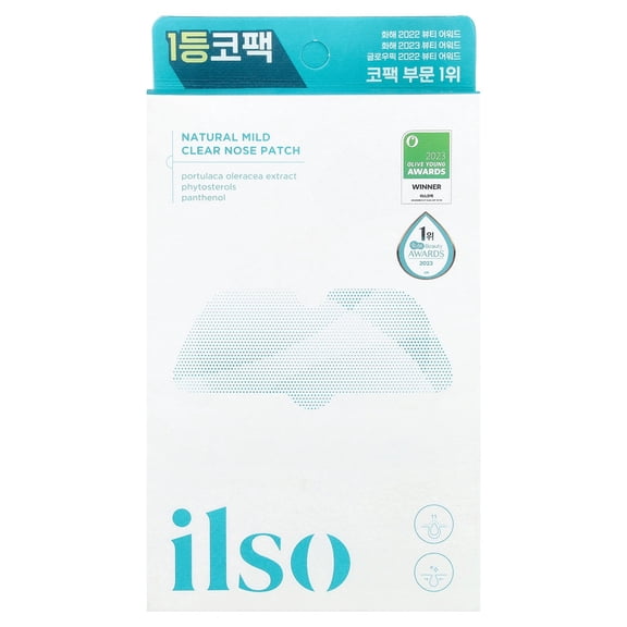 ilso Natural Mild Clear Nose Patch, 10 Patches