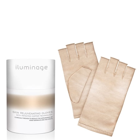 iluminage Skin Rejuvenating Gloves with Anti-Aging Copper Technology - XS/S