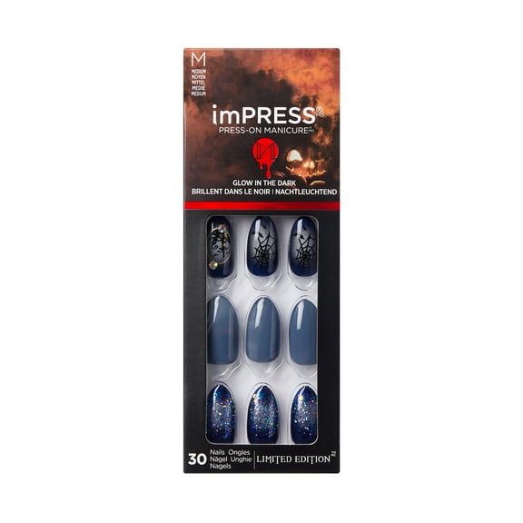 imPRESS Halloween Press-on Manicure, ‘Hallow-queen’, 30 Count