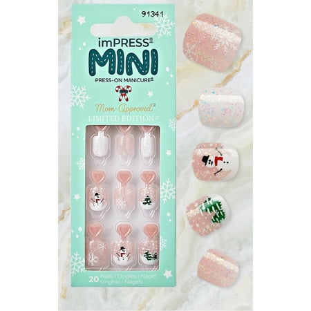 imPRESS Holiday Press On Nails Frosty 91341