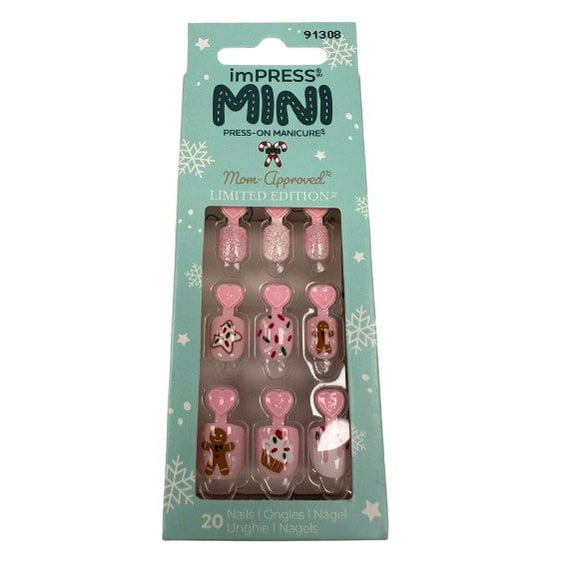 imPRESS Mini Press On Manicure 20 Press On Nails Easter Edition 91308