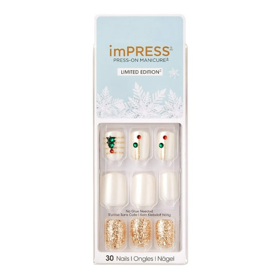 imPRESS Press-on Manicure Kit Holiday Designs - First Snow.