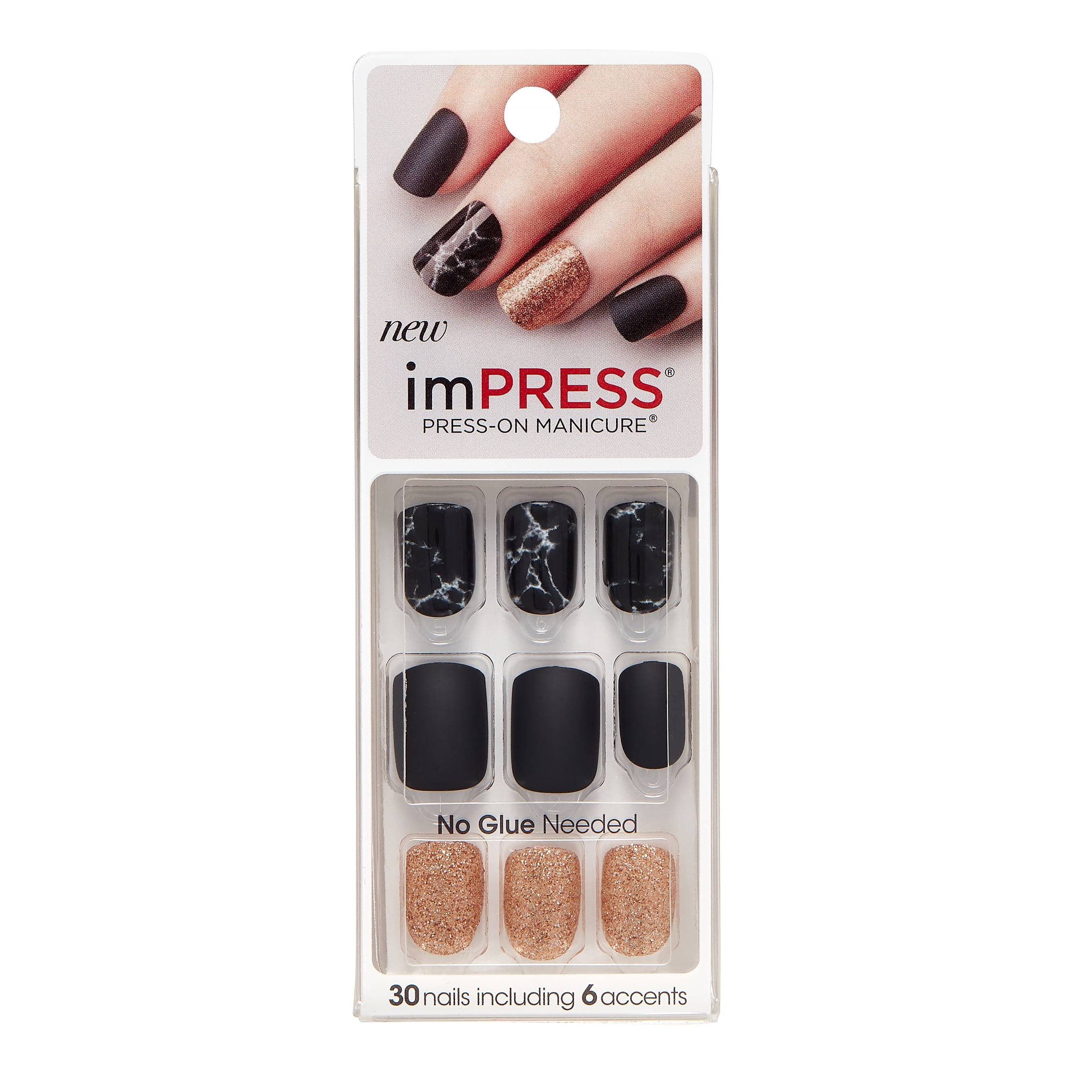 imPRESS Press-on Nails Gel Manicure - Yeah Boy - Walmart.com