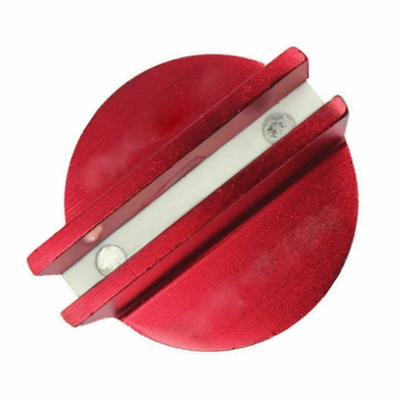 imUfer Car Universal Floor Jack Disc Pad Magnetic Jack Pad Clip Welding Frame Rail Adapter Red