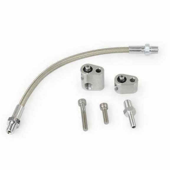 imUfer For LS1 Cylinder Head Coolant Steam Port Crossover Throttle Body Bypass Hose Kit