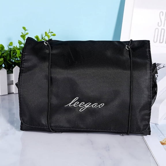 imUfer Portable Cosmetic Bag Multi-Function Large-Capacity Cosmetic Storage Bag Wash Storage Bag Can Be Split Four-In-One Black Suitable For Travel