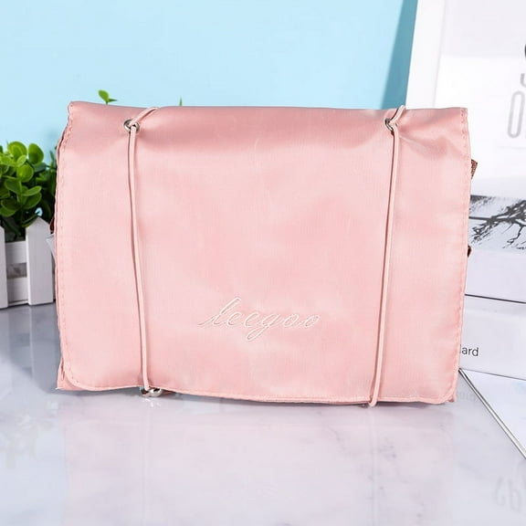 imUfer Portable Cosmetic Bag Multi-Function Large-Capacity Cosmetic Storage Bag Wash Storage Bag Can Be Split Four-In-One Pink Suitable For Travel
