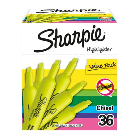 Sharpie 12pk Highlighters Tank Chisel Tip Assorted Colors