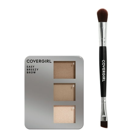 COVERGIRL Easy Breezy Brow Powder Kit, Soft Blonde, 0.008 oz