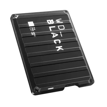 WD Black P10 WDBA2W0020BBK 2 TB Portable Hard Drive - 2.5u0022 External - Black - Gaming Console, Desktop PC Device Supported - USB 3.2 - 3 Year Warranty