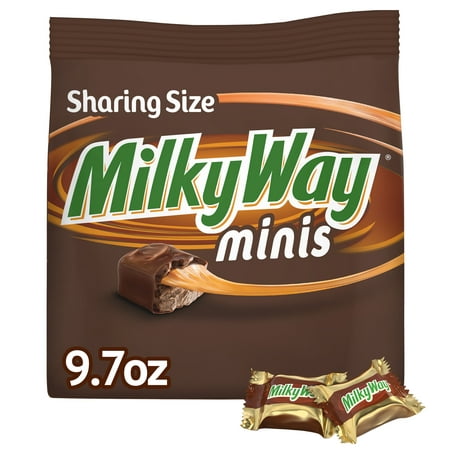 Milky Way Minis Milk Chocolate Candy Bars. Sharing Size - 9.7 oz Bag