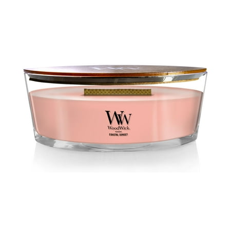 WoodWick Ellipse Scented Candle, Coastal Sunset, 16 oz