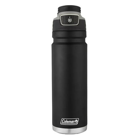 Coleman 24oz Autoseal Free Flow Stainless Steel Insulated Water Bottle -Black