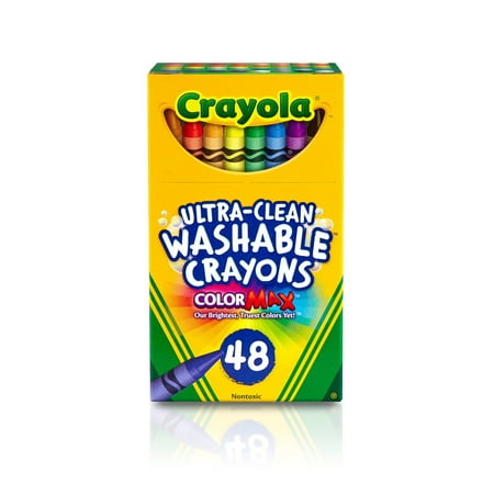 Crayola Classic Ultra-Clean Washable Crayons, 48 Count