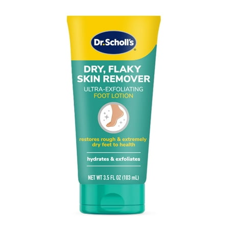 Dr. Scholl's Dry, Flaky Skin Remover Ultra Exfoliating Foot Lotion, 3.5 oz