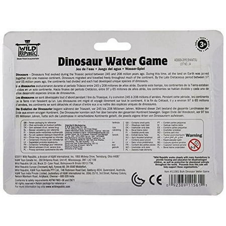 Wild Republic Water Game Dino Figurines