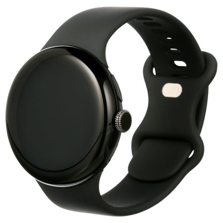 Google Pixel Watch 3 (45mm) - Android Smartwatch with Heart Rate Tracking, Advanced Running from Fitbit, Fitness Insights, 24-Hour Battery - Matte Black Aluminum Case - Obsidian Band - Wi-Fi