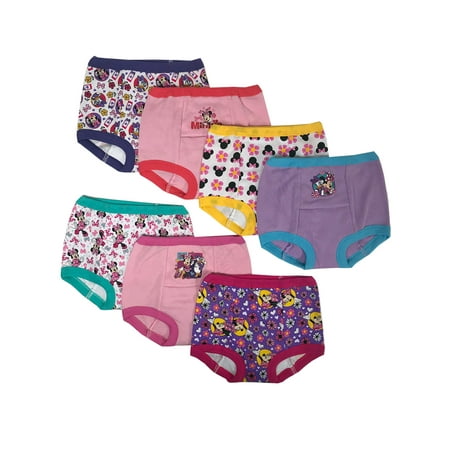 Minnie Mouse Toddler Girl Training Underwear, 7-Pack, Sizes 18M-4T