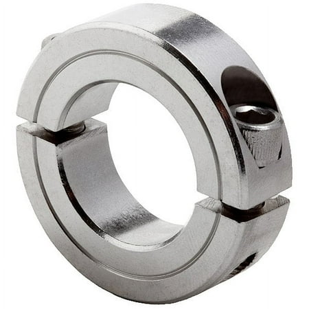 Climax Metal Products Shaft Collar,Clamp,2Pc,5/8 In,SS 2C-062-S