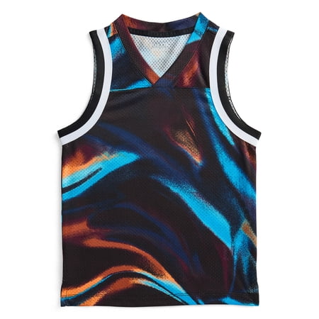 Athletic Works Boys' Basketball Tank Top, Sizes 4-18 & Husky