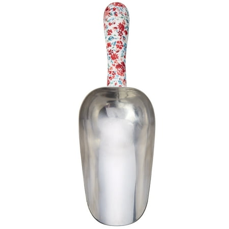 The Pioneer Woman Gorgeous Garden Stainless Steel Kitchen Scoop with Decorative Handle