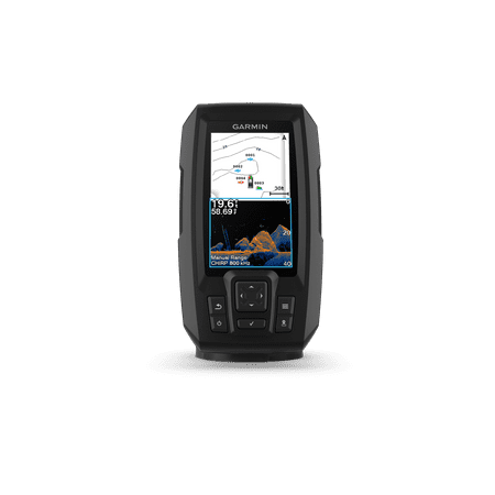 Garmin STRIKER Vivid 4cv, Easy-to-Use 4-inch Color Fishfinder and Sonar Transducer, Vivid Scanning Color Palettes