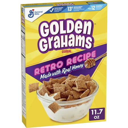 Golden Grahams Breakfast Cereal, Graham Cracker Taste, 11.7 oz