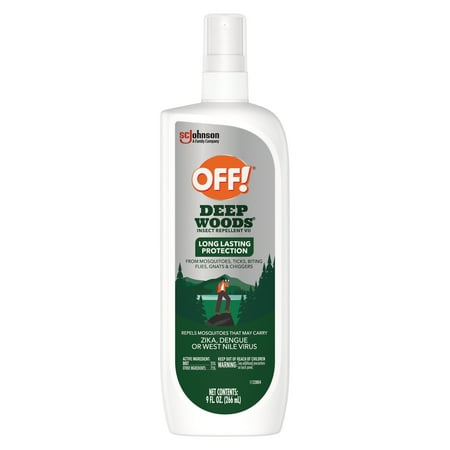 OFF! Deep Woods Long Lasting Protection 25% Deet Insect Repellent VII Aerosol, 9 fl oz