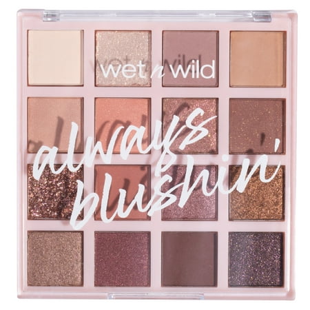 Wet n Wild 16 Pan Eyeshadow Makeup Palette - Always Blushing
