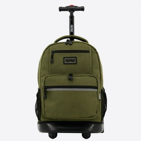 JWorld Sunlight Rolling 18" Backpack - Olive Green