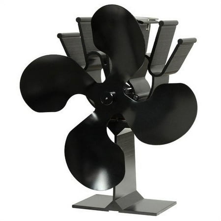 US Stove MH4 Ashley Miracle Heat Thermo Electric Stove Fan, Elegant, Steel