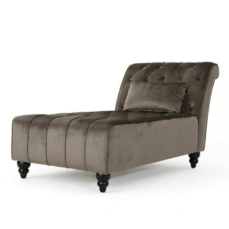 Rafaela Tufted  Velvet Chaise Lounge