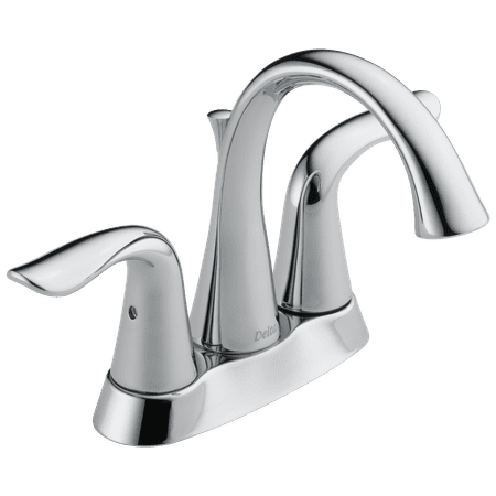 Delta Faucet 2538-MPU-DST Lahara Centerset Bathroom Faucet with Pop-Up Drain Assembly - - Chrome