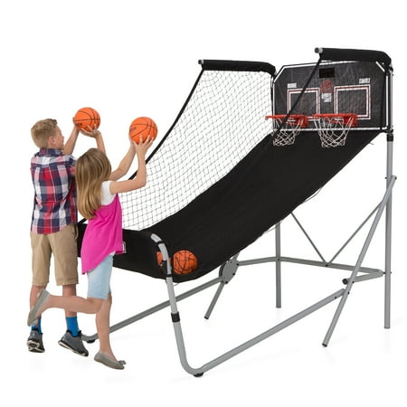 Lifetime New Double Shot Deluxe Basketball Arcade Game - Standard AC Electrical or Batteries (90648)