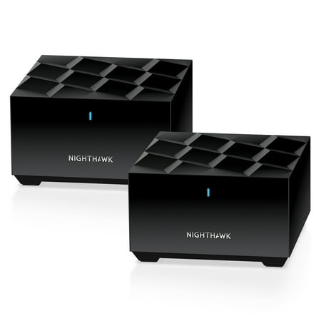 NETGEAR - Nighthawk AX1800 Mesh WiFi 6 System with Router + 1 Satellite Extender, 1.8Gbps (MK62)