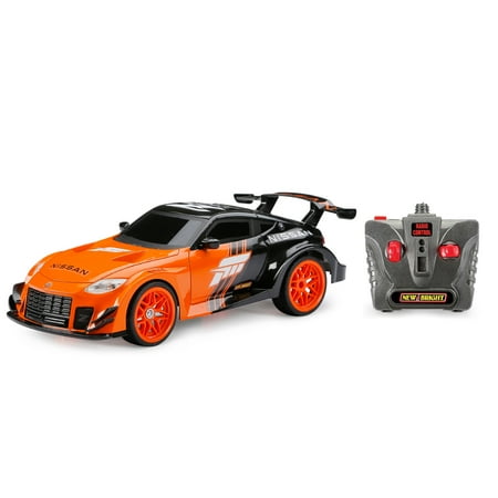 New Bright (1:16) Forza Nissan Z Battery Remote Control Sports Car, Orange 942U-5 Child