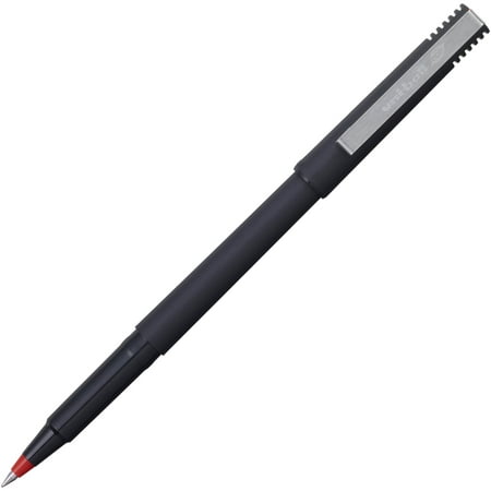 uni-ball Roller Ball Stick Dye-Based Pen Red Ink Micro Dozen 60152