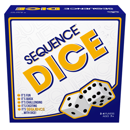 Goliath SEQUENCE Dice Game - Family Strategy Game with Dice, 2-4 Players, Ages 7+