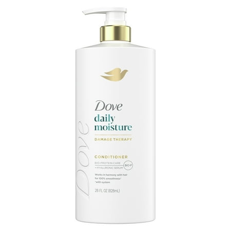 Dove Daily Moisture Conditioner for Smoothness, with Hyaluronic Acid, 28 oz