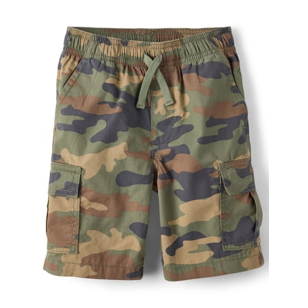 The Children's Place Boys Pull On Camo Cargo Shorts, Sizes 4-16