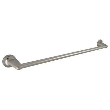 Design House Alta Bay Wall Mount Bathroom 24" Towel Bar, Brushed Nickel